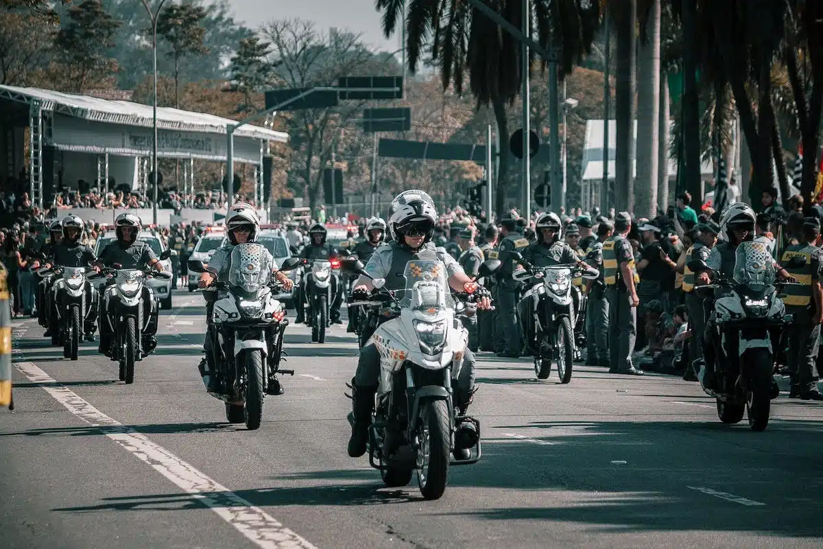 motards panoramique