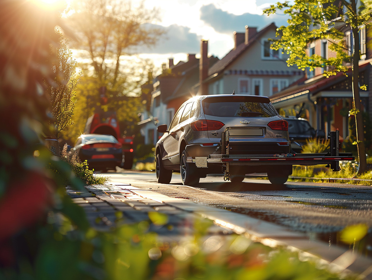 voiture remorquage