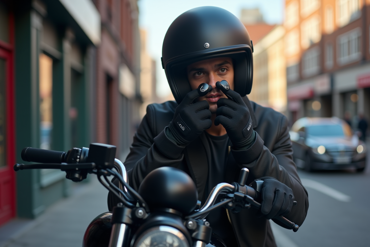 écouteurs moto
