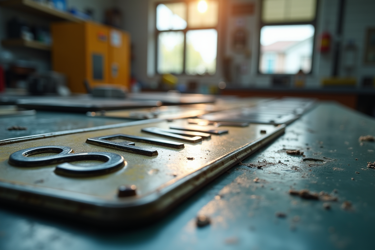 plaque immatriculation