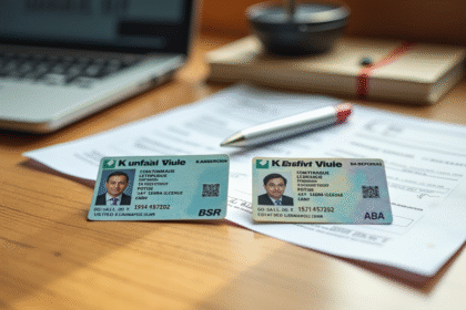 Permis scooter BSR et AM sur bureau lumineux